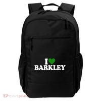 I Love Barkley St Patricks Day I Heart Barkley Backpack thumb 0