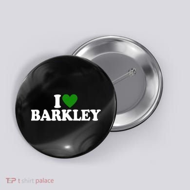I Love Barkley St Patricks Day I Heart Barkley Button