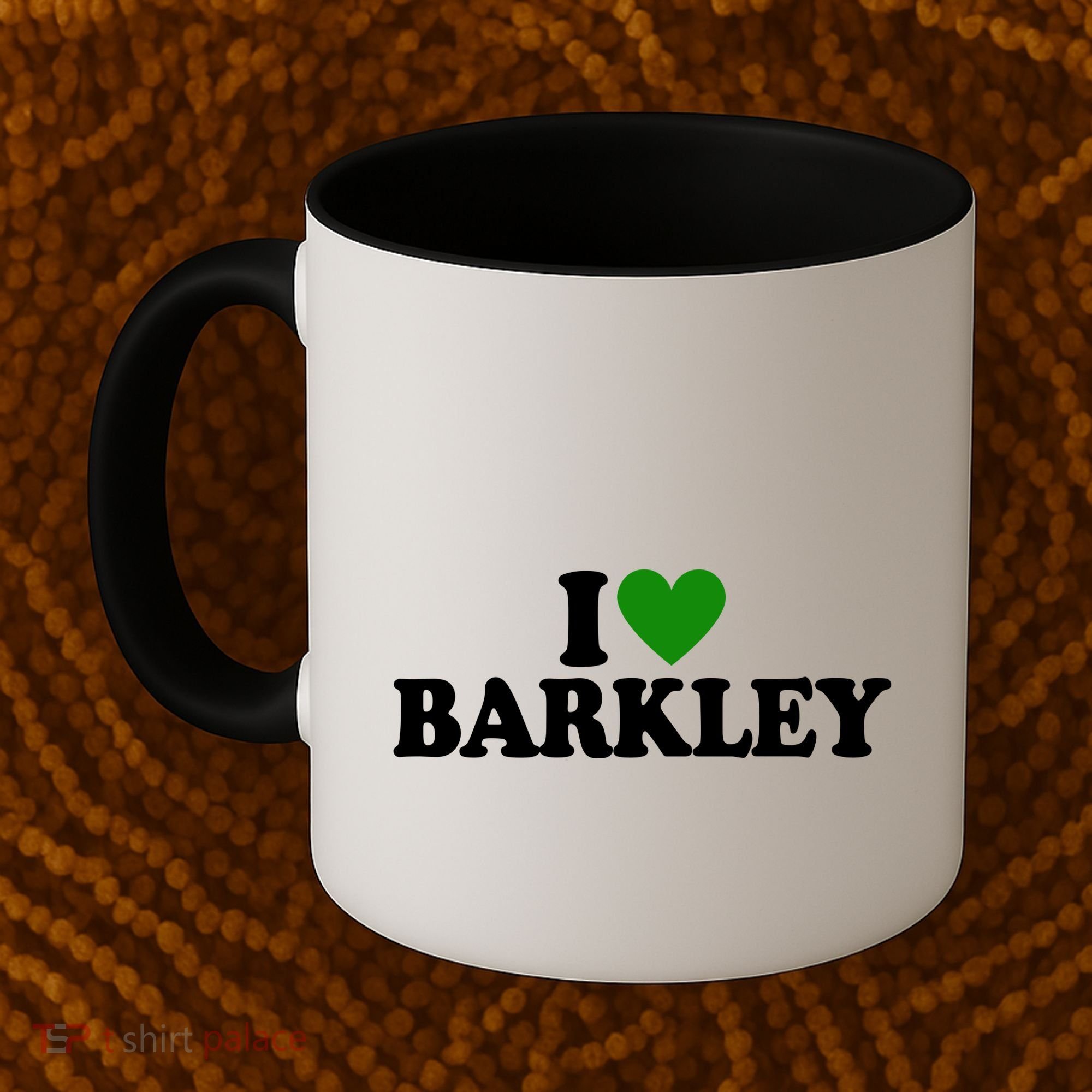 I Love Barkley St Patricks Day I Heart Barkley Coffee Mug
