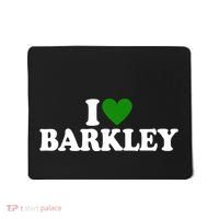 I Love Barkley St Patricks Day I Heart Barkley Mousepad thumb 0