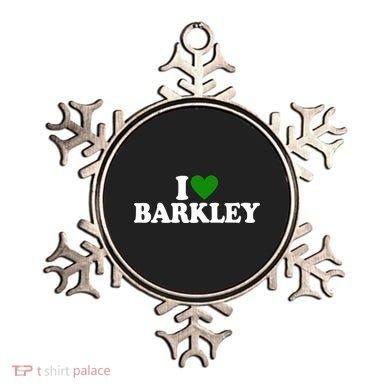 I Love Barkley St Patricks Day I Heart Barkley Ornament