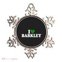 I Love Barkley St Patricks Day I Heart Barkley Ornament thumb 0