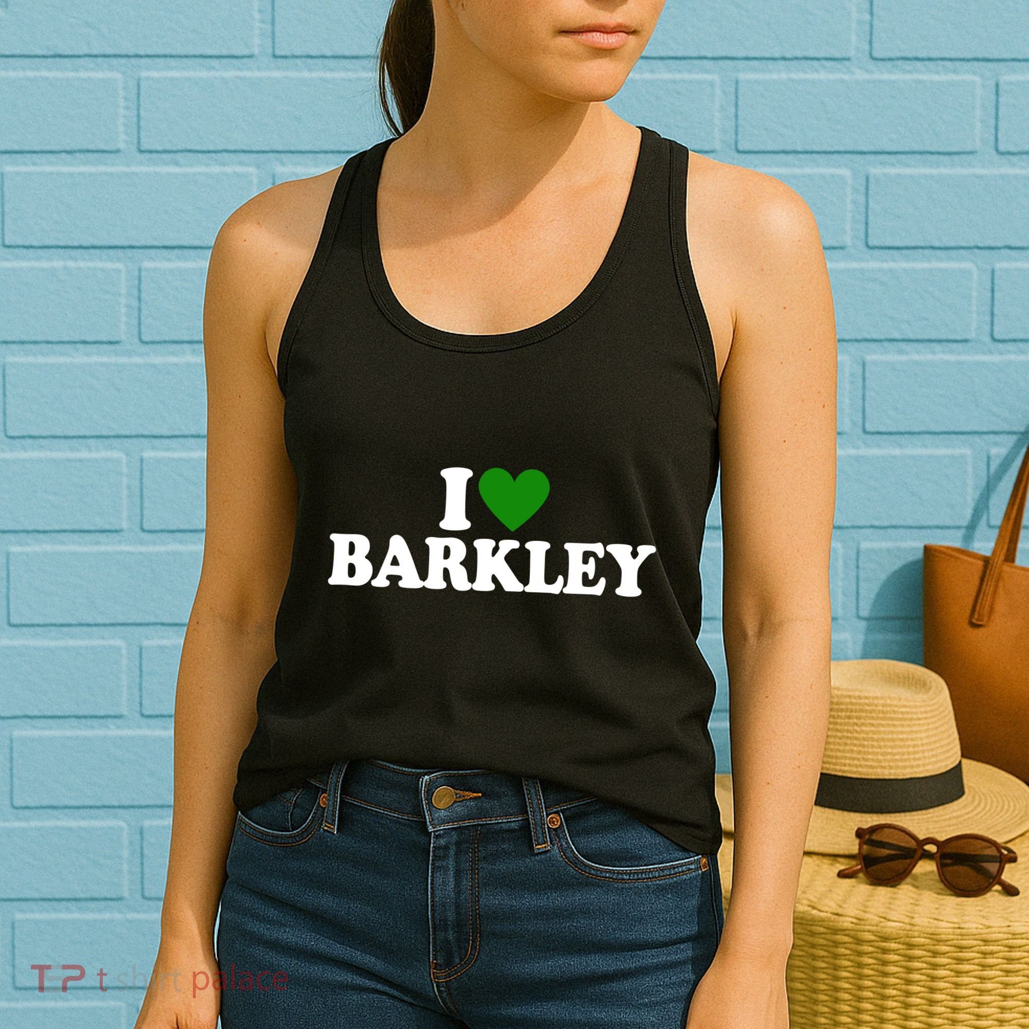 I Love Barkley St Patricks Day I Heart Barkley Women's Tank Top