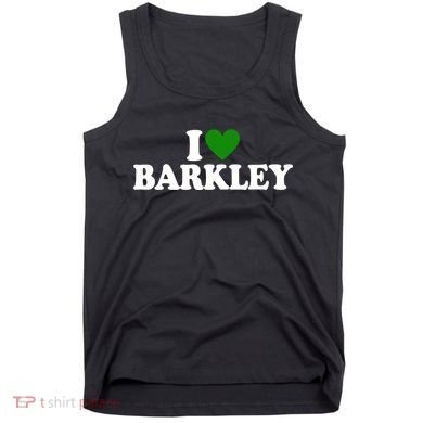 I Love Barkley St Patricks Day I Heart Barkley Tank Top