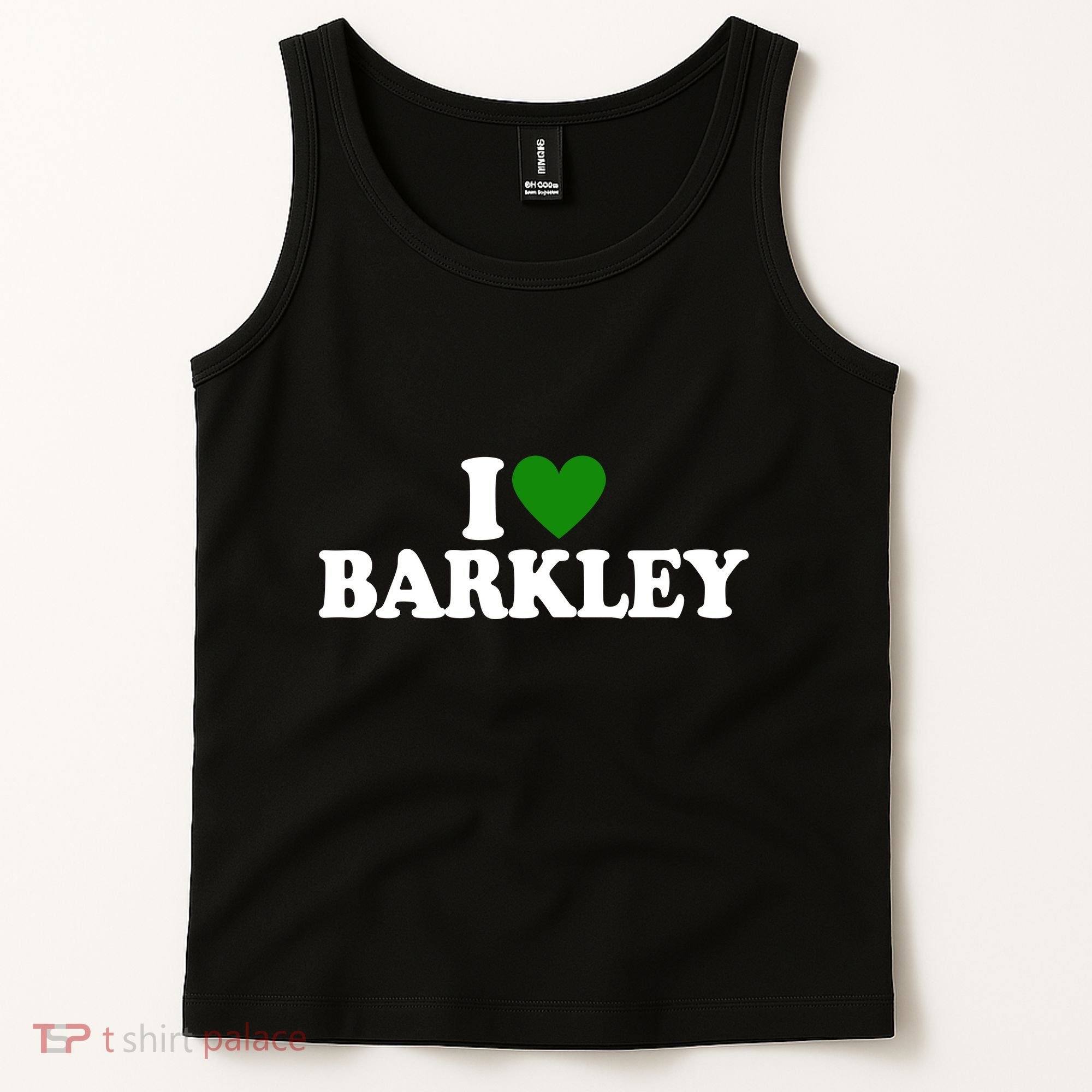 I Love Barkley St Patricks Day I Heart Barkley Tank Top