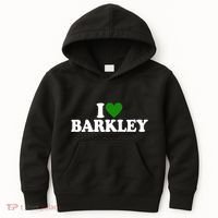 I Love Barkley St Patricks Day I Heart Barkley Kids Hoodie thumb 0