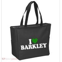 I Love Barkley St Patricks Day I Heart Barkley Tote Bag thumb 2