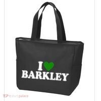 I Love Barkley St Patricks Day I Heart Barkley Tote Bag thumb 3