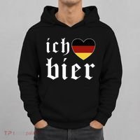 Ich Liebe Bier German Flag Oktoberfest Costume Beer Festival Hoodie thumb 0