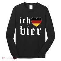 Ich Liebe Bier German Flag Oktoberfest Costume Beer Festival Long Sleeve Shirt thumb 0