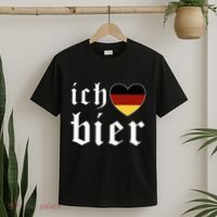 Ich Liebe Bier German Flag Oktoberfest Costume Beer Festival T-Shirt thumb 2