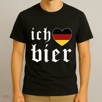 Ich Liebe Bier German Flag Oktoberfest Costume Beer Festival T-Shirt thumb 3