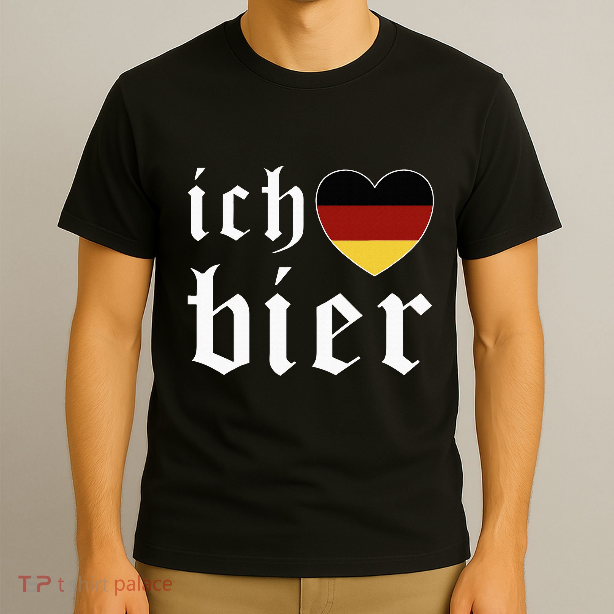 Ich Liebe Bier German Flag Oktoberfest Costume Beer Festival T-Shirt