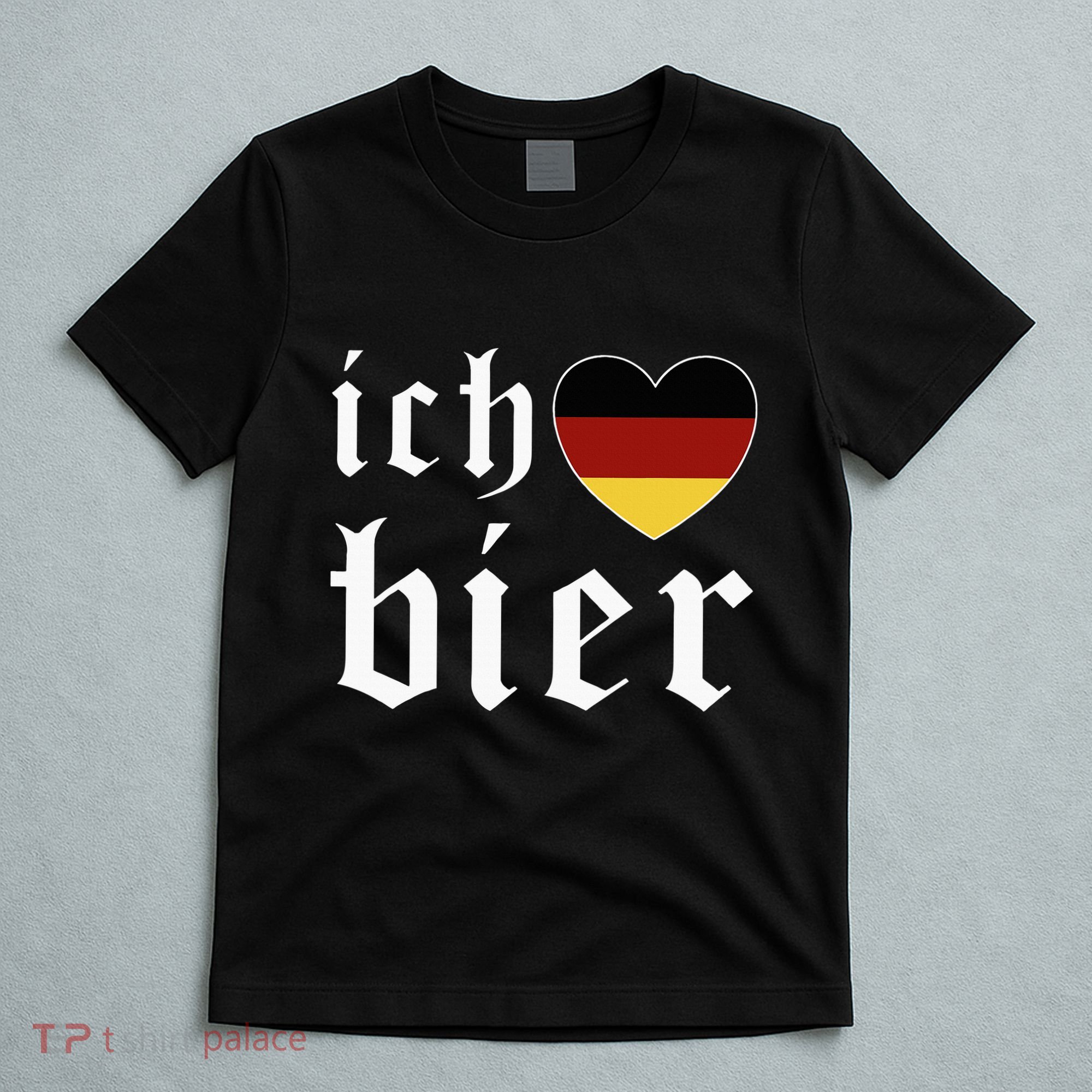 Ich Liebe Bier German Flag Oktoberfest Costume Beer Festival T-Shirt
