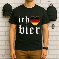 Ich Liebe Bier German Flag Oktoberfest Costume Beer Festival T-Shirt thumb 6