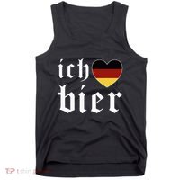 Ich Liebe Bier German Flag Oktoberfest Costume Beer Festival Tank Top thumb 0