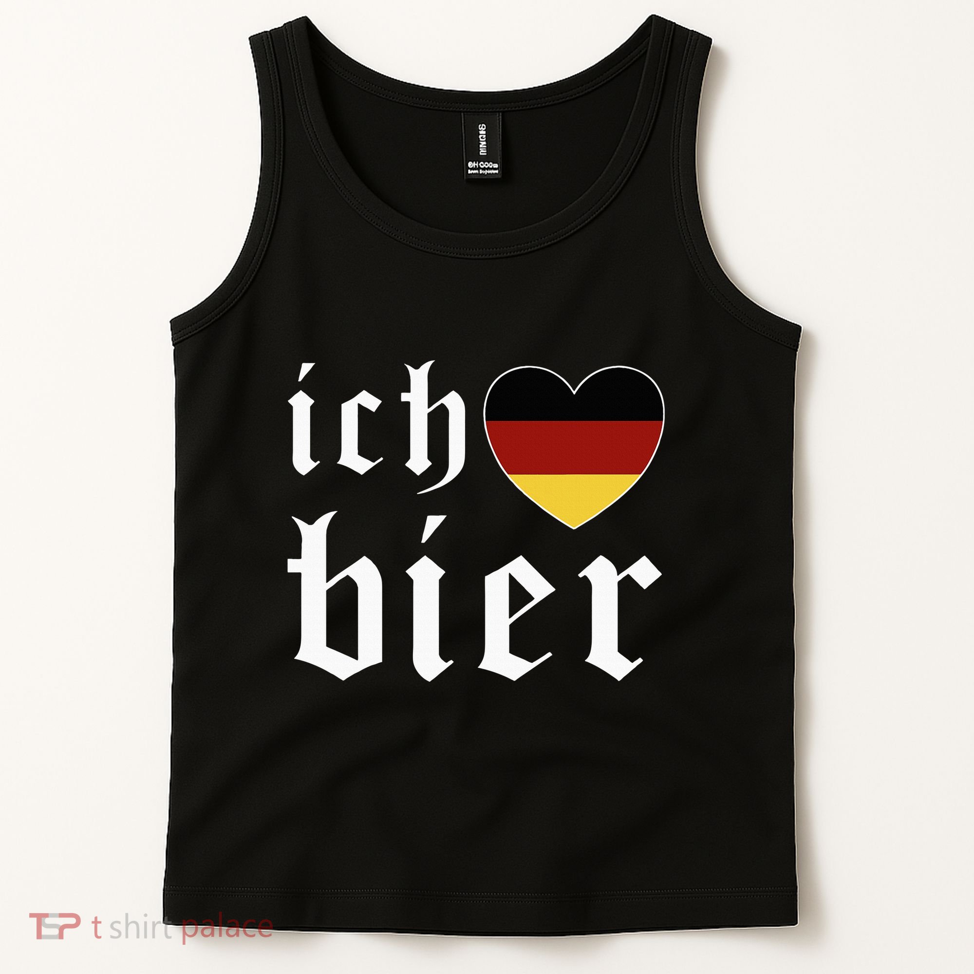 Ich Liebe Bier German Flag Oktoberfest Costume Beer Festival Tank Top