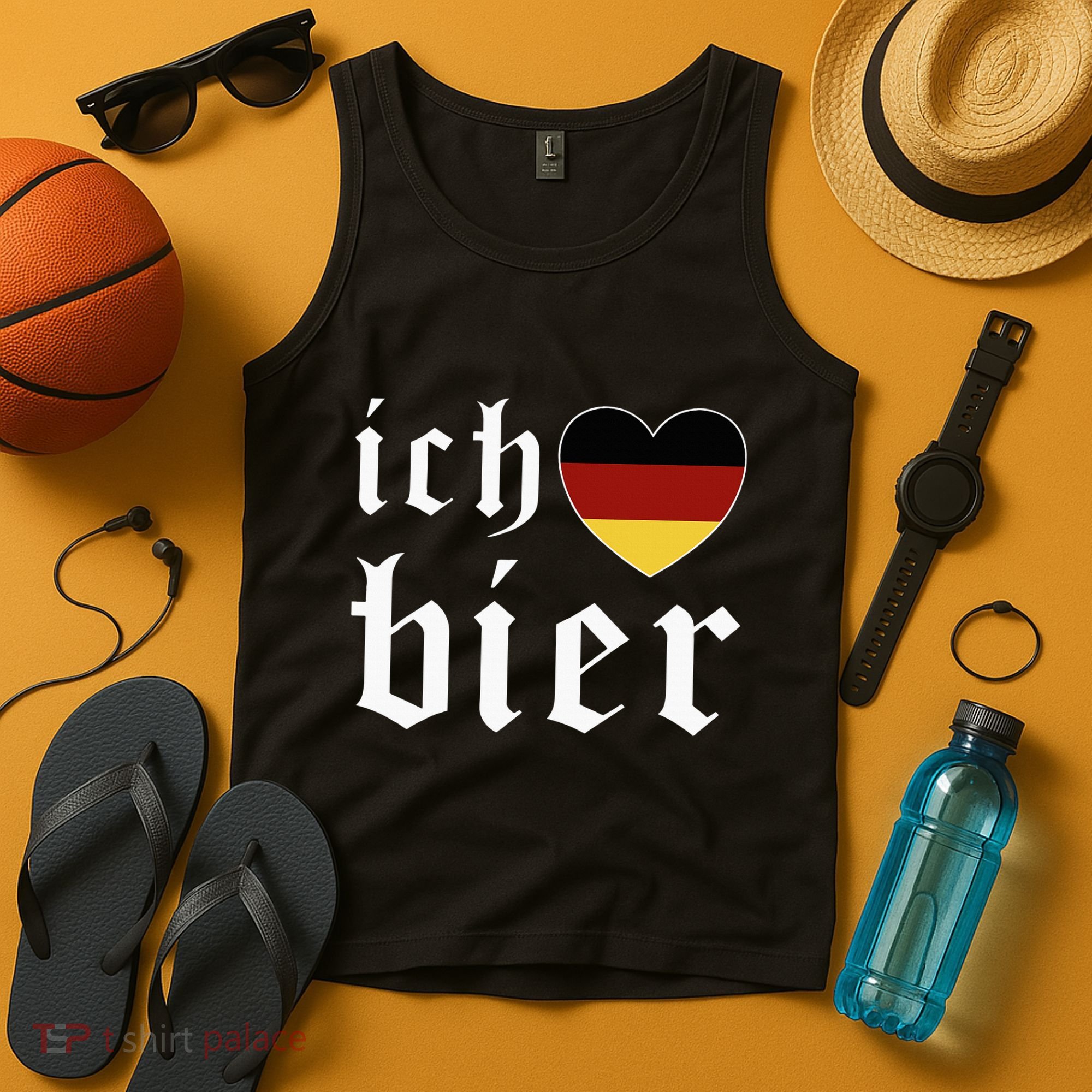 Ich Liebe Bier German Flag Oktoberfest Costume Beer Festival Tank Top