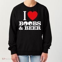 I Love Boobs And Beer Women's Sweatshirt thumb 0