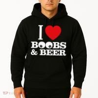 I Love Boobs And Beer Hoodie thumb 2