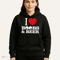 I Love Boobs And Beer Hoodie thumb 5