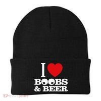 I Love Boobs And Beer Beanie thumb 0