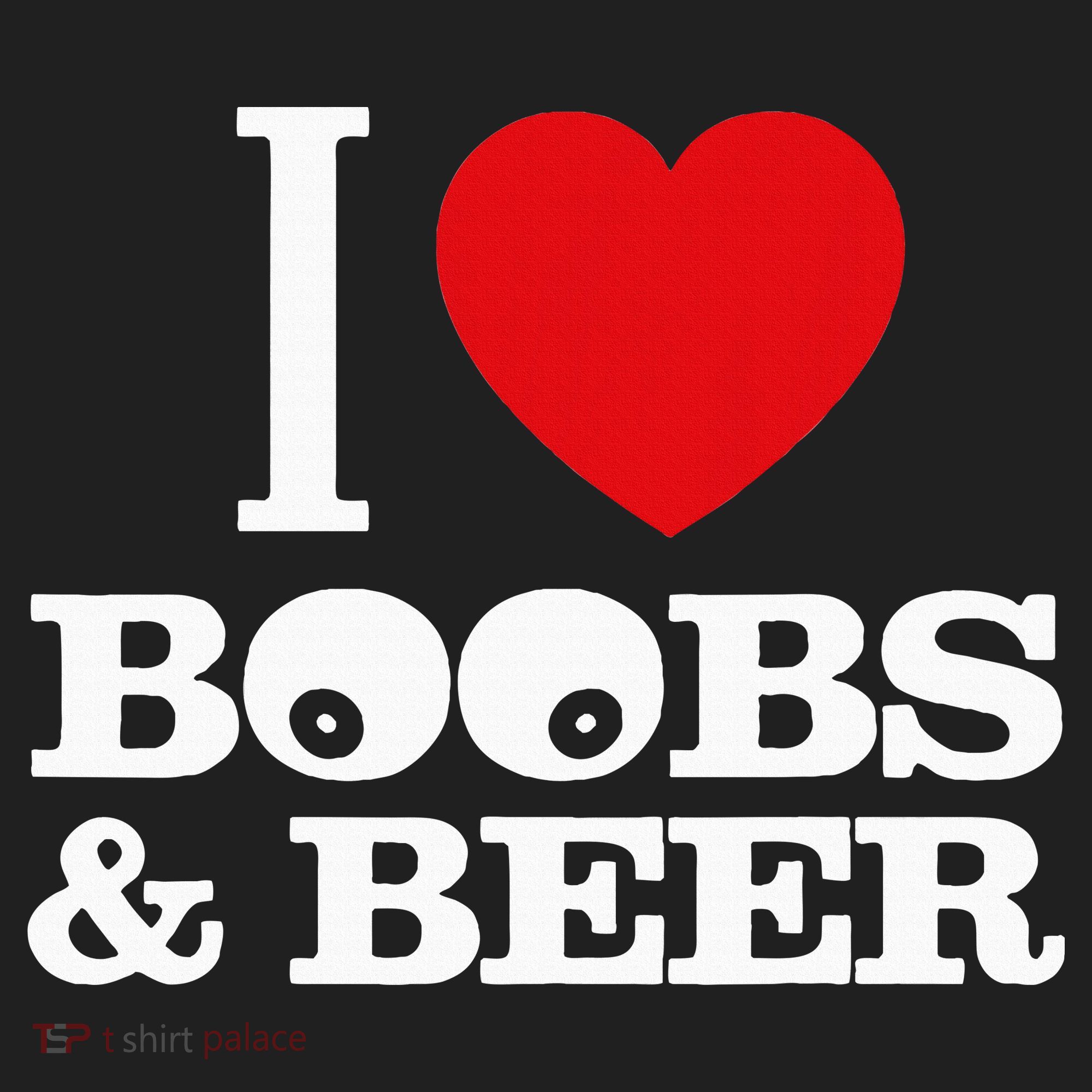 I Love Boobs And Beer Beanie