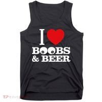 I Love Boobs And Beer Tank Top thumb 0