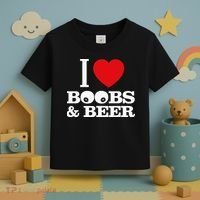 I Love Boobs And Beer Toddler T-Shirt thumb 3
