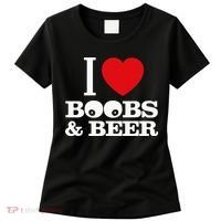 I Love Boobs And Beer Women's T-Shirt thumb 0