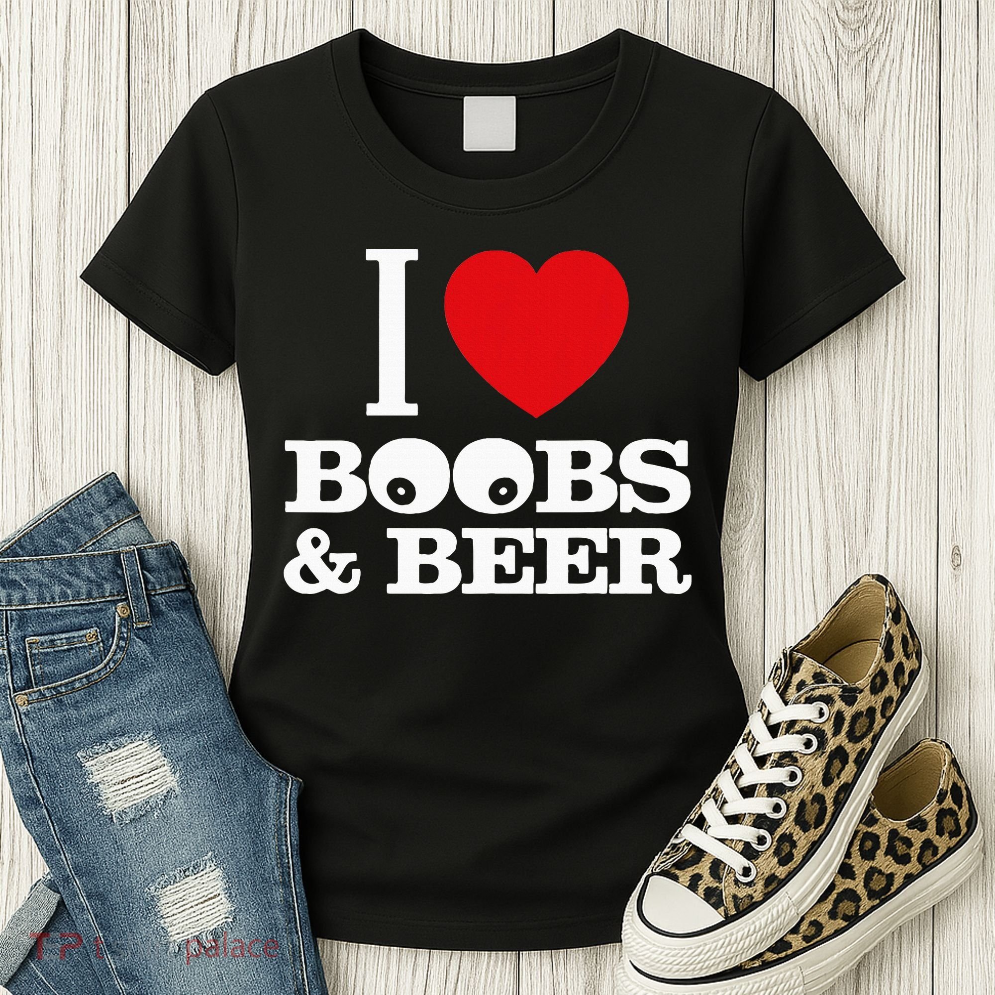 I Love Boobs And Beer Women's T-Shirt