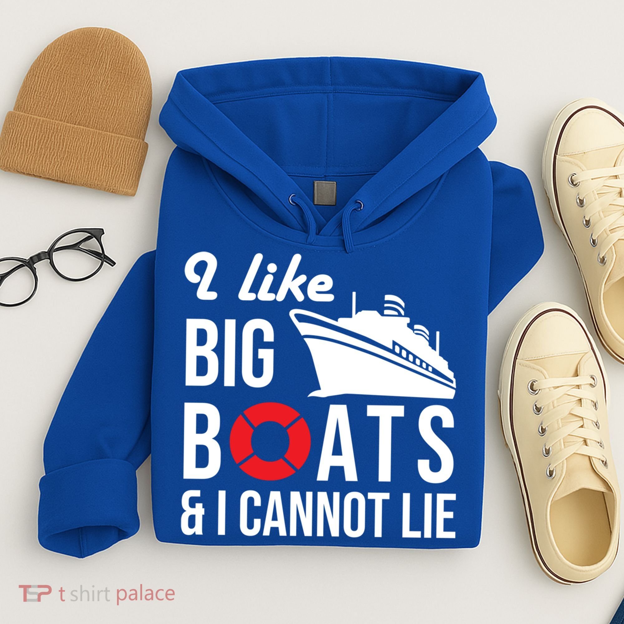I Like Big Boats And I Cannot Lie Cruise Ship Sailing Cool Gift Hoodie