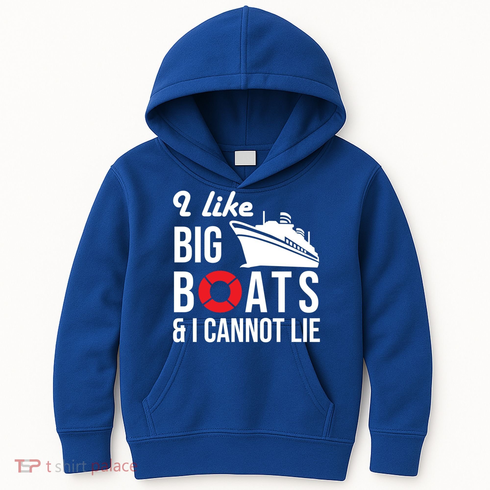 I Like Big Boats And I Cannot Lie Cruise Ship Sailing Cool Gift Kids Hoodie