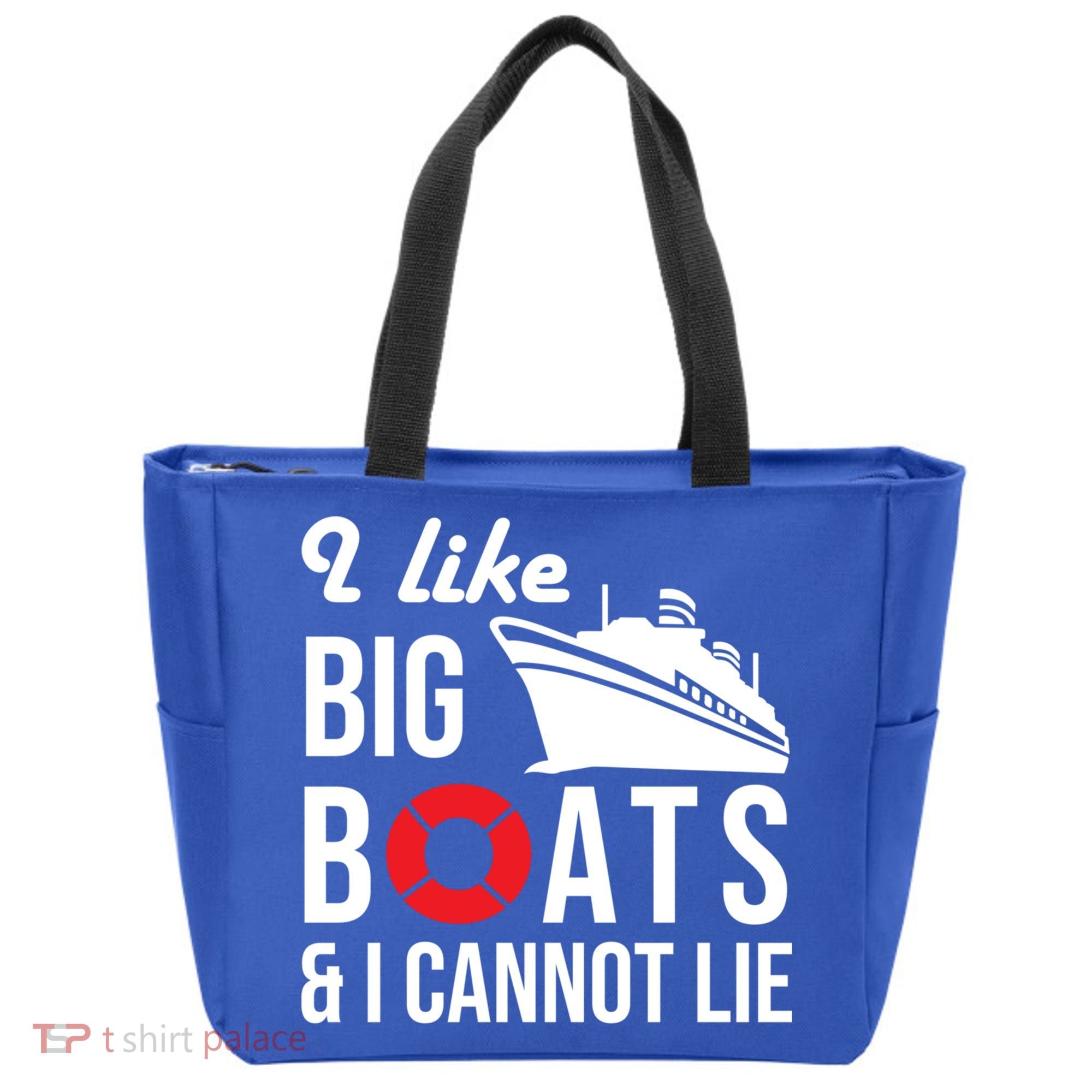 I Like Big Boats And I Cannot Lie Cruise Ship Sailing Cool Gift Tote Bag
