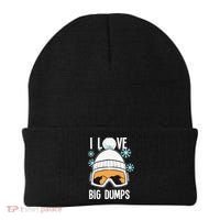 I Love Big Dumps Snowboarder Snowboarding Freestyle Boarder Beanie thumb 0