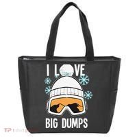 I Love Big Dumps Snowboarder Snowboarding Freestyle Boarder Tote Bag thumb 0