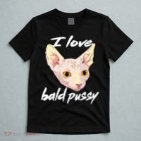 I Love Bald Pussy Adult Humor Dirty Pun Joke T-Shirt thumb 5