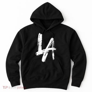 Interlocking La Brush Design Los Angeles California Hoodie