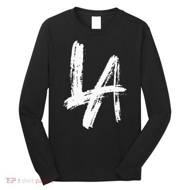 Interlocking La Brush Design Los Angeles California Long Sleeve Shirt