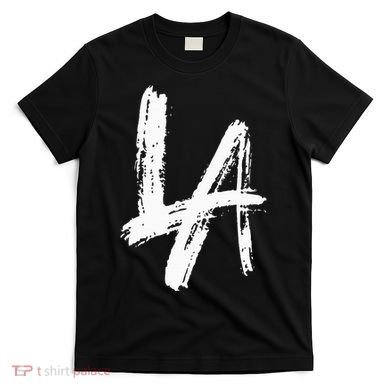 Interlocking La Brush Design Los Angeles California T-Shirt
