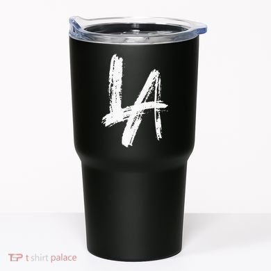 Interlocking La Brush Design Los Angeles California Tumbler