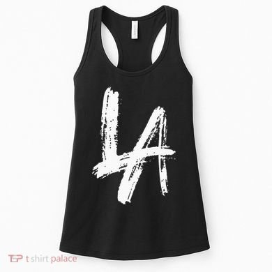 Interlocking La Brush Design Los Angeles California Women's Tank Top