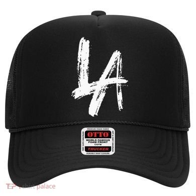 Interlocking La Brush Design Los Angeles California Hat