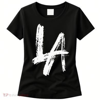 Interlocking La Brush Design Los Angeles California Women's T-Shirt