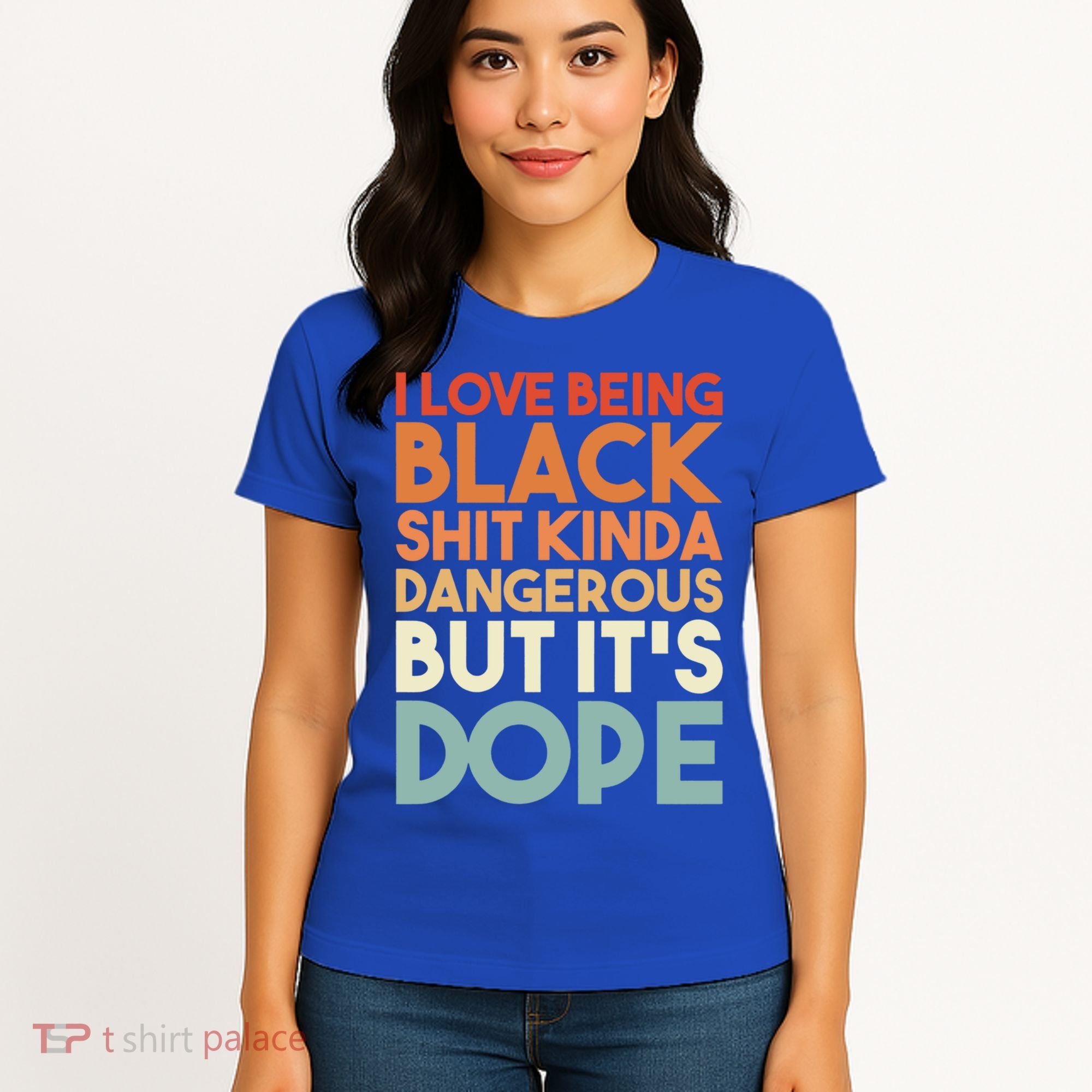 I Love Being Black History Kinda Dangerous But It's Dope Gift Women's T-Shirt