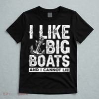 I Like Big Boats And I Can't Lie T-Shirt thumb 5
