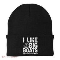 I Like Big Boats And I Can't Lie Beanie thumb 0