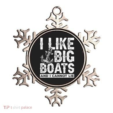 I Like Big Boats And I Can't Lie Ornament