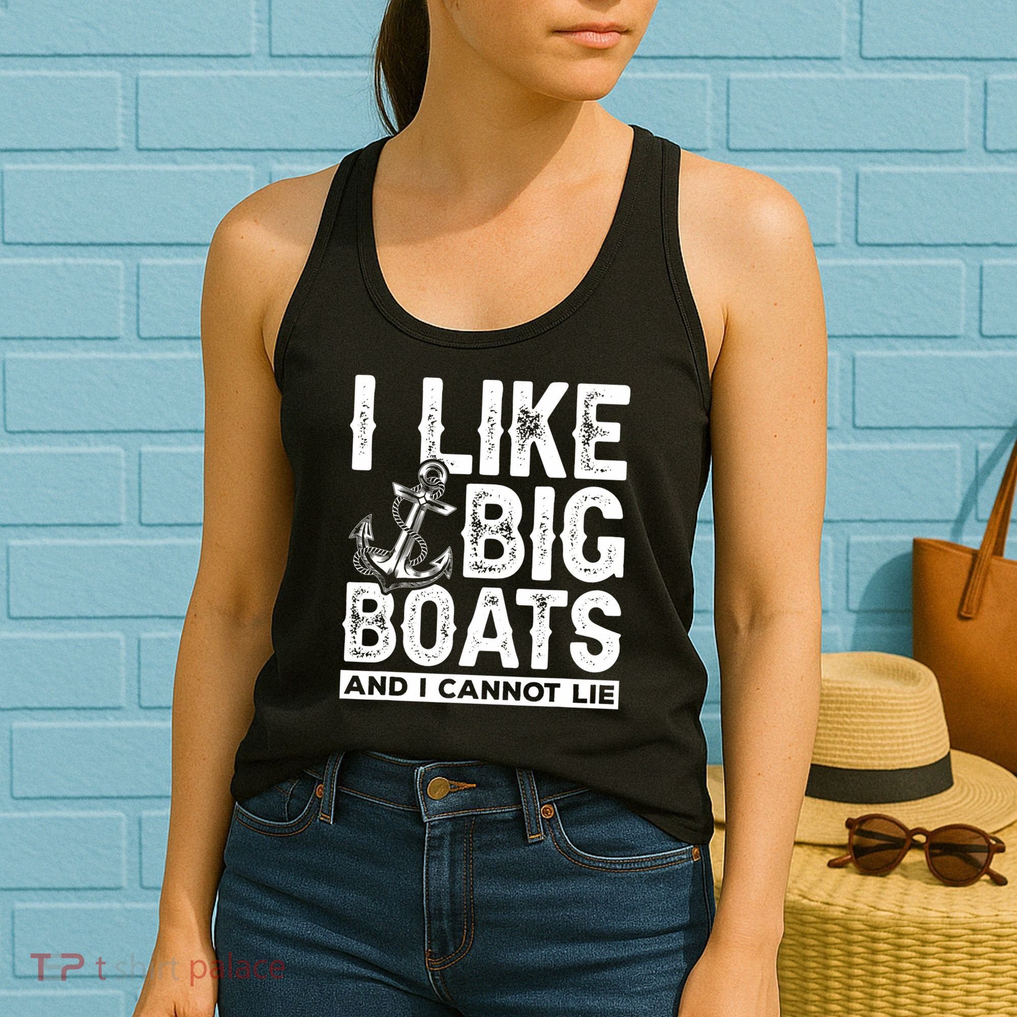 I Like Big Boats And I Can't Lie Women's Tank Top