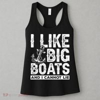 I Like Big Boats And I Can't Lie Women's Tank Top thumb 3